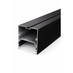 Perfil de superficie 50x70 con difusor UGR - Negro