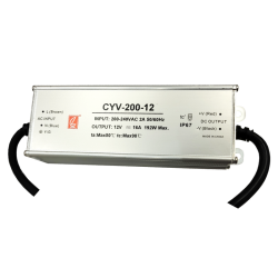 Fuente de Alimentación LED 12V 200W IP67