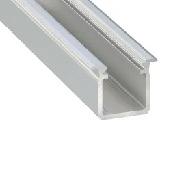 Perfil LED de aluminio para empotrar (G) 2,02 m