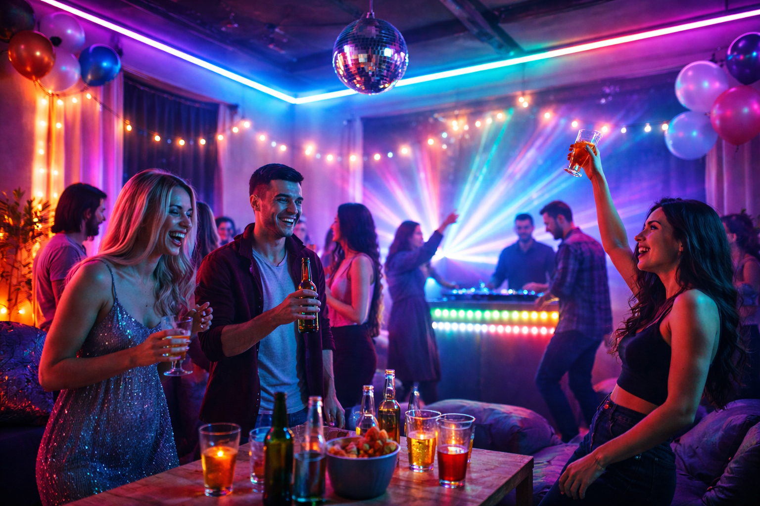 Tiras LED RGB para fiestas y eventos: ¡ilumina el ambiente!